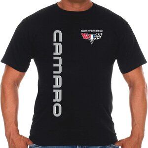 JH Design Men's Chevy Camaro T-Shirt Classic Short Sleeve Crew Neck Shirt